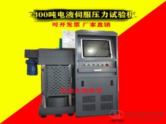 300噸電液伺服壓力試驗(yàn)機(jī) 3000KN全自動(dòng)壓力機(jī)